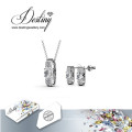 Destiny Jewellery Crystal From Swarovski Luxx Pendant and Earrings Set